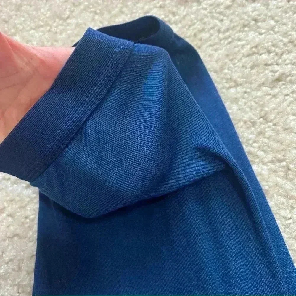 Patagonia Capilene Base Layer Leggings Blue Wm Sz Small Light Weight Polyester